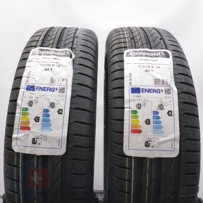 4. Opony 175/70 R14 4x CONTINENTAL 84T UlteraContact Letnie 2024