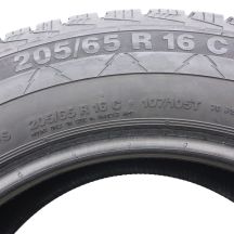 9. Opony 205/65 R16C 4x CONTINENTAL 107/105T Vanco Winter 2 zimowe 7,8-9mm 2018/23