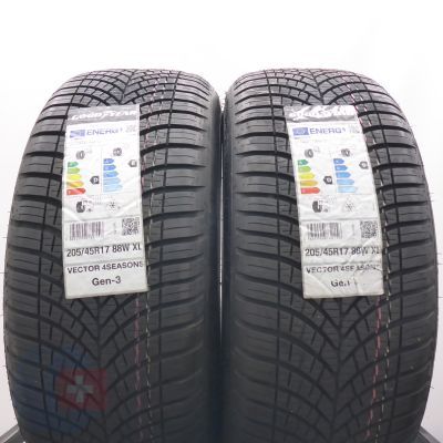 Opony 205/45 R17 2x GOODYEAR 88W XL Vector 4Seasons Gen-3 Wielosezonowe 2022 