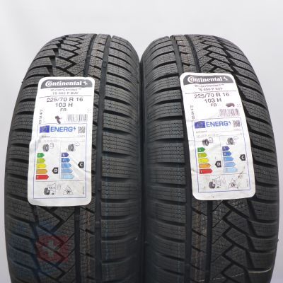 Opony 225/70 R16 2x CONTINENTAL103H WinterContact TS 850 P SUV Zimowe 2022 Jak Nowe