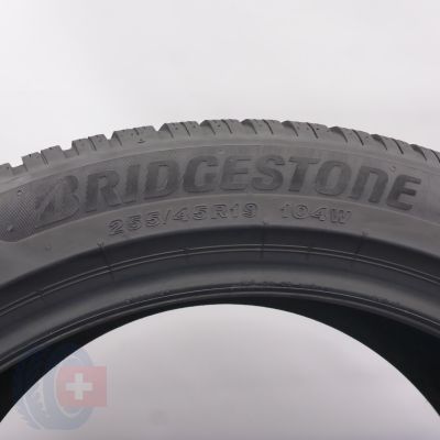 4. Opony 255/45 R19 2x BRIDGESTONE 104W XL Blizzak 6 Zimowe 2024 6-5,5mm 