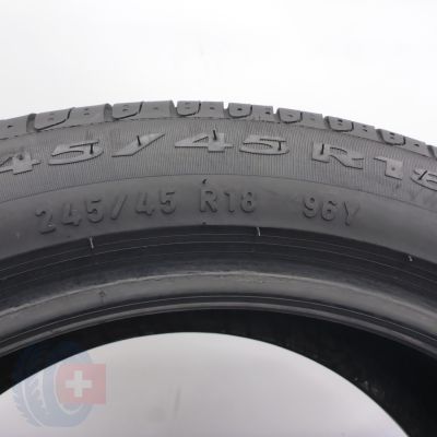 7. Opony 245/45 R18 2x PIRELLI 96Y Cinturato P7 RFT BMW Letnie 2018 6,8-6,5mm
