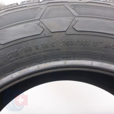 6. Opony 215/60 R16C 2x CONTINENTAL 103/101T VanContact Winter Zimowe 2021 Nieużywane