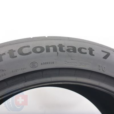 7. Opony 255/45 R19 2x CONTINENTAL 104V XL SportContact 7 Silent TO Letnie 2024 6mm