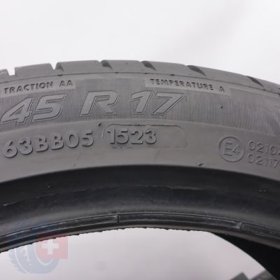 6. Opony 215/45 R17 2x VREDESTEIN 91W XL Ultrac AO Letnie 2023 6,8mm