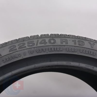 7. Opony 225/40 R19 2x CONTINENTAL 93Y XL ContiSportContact 6 MOE RFT Letnie 2022/23 