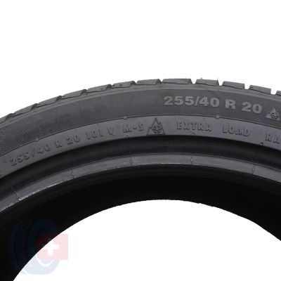 6. Opony 255/40 R20 4x CONTINENTAL 101V XL ContiWinterContact TS830P N0 Zimowe 2023 6,5-6,8mm