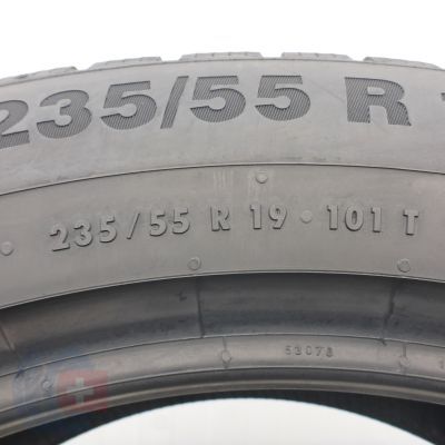 7. Opony 235/55 R19 2x CONTINENTAL 101T Seal WinterContact TS850P 2021 7,5mm