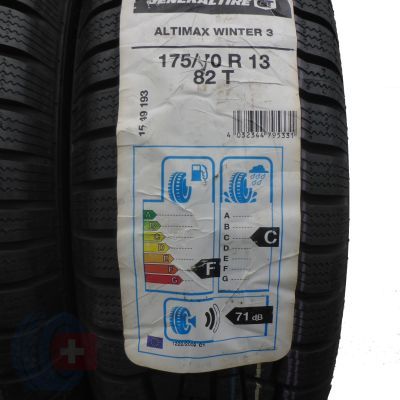 2. 4 x GENERAL 175/70 R13 82T Altimax Winter 3 Zima 2018 JAK NOWE NIEUŻYWANE 