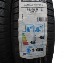 2. 4 x GENERAL 175/70 R13 82T Altimax Winter 3 Zima 2018 JAK NOWE NIEUŻYWANE 