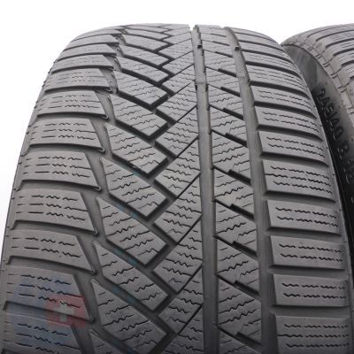 3. Opony 245/40 R18 2x CONTINENTAL 97V XL WinterContact TS850P Zimowe 2018 6,8-7mm