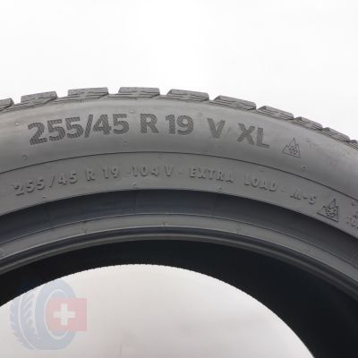 6. Opony 255/45 R19 4x CONTINENTAL 104V XL WinterContact TS 860 S Zimowe 2022/23 7,2-6,2mm