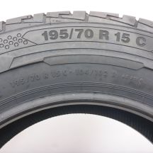 6. Opony 195/70 R15C 4x CONTINENTAL 104/102R ContiVanContact 100 Letnie 2021, 2022