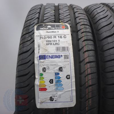 2. Opony 215/60 R16C 2x UNIROYAL 103/101T RainMax 3 Letnie 2022