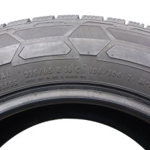 5. 2 x CONTINENTAL 215/65 R16C 106/104T VanContact Winter Zima 7,5mm 2018