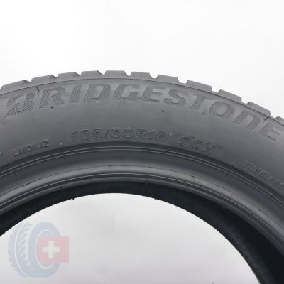 6. Opony 185/60 R16 4x BRIDGESTONE 90H XL Blizzak LM 001 Zimowe 2023 8,2-7,8mm