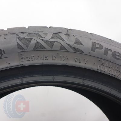 6. Opony 225/45 R17 2x CONTINENTAL 91Y PremiumContact 7 Letnie 2023/24 7mm