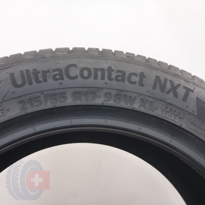 6. Opony 215/55 R17 4x CONTINENTAL 98W XL UltraContact NXT Letnie 2025