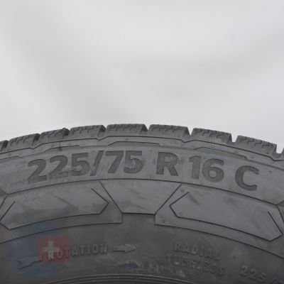6. Opony 225/75 R16C 4x CONTINENTAL 116/114R VanContact Winter Zimowe 2022 Nieużywane