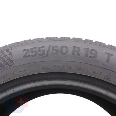 7. Opony 255/50 R19 4x CONTINENTAL 107T XL WinterContact TS870P Seal zimowe 7,2mm 2022