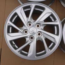 4. 4 x Alufelgi 16 MITSUBISHI 5x114,3 6,5J Et38 Oryginalne Eclipse Cross + czujniki 