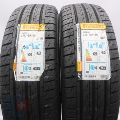 4. Opony 215/75 R16C 4x PIRELLI Carrier 116/114R Letnie 2017/18 Nieużuwane 