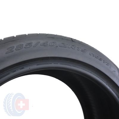 6. 2 x PIRELLI 285/40 ZR19 103Y P Zero Lato 6.8mm 2009