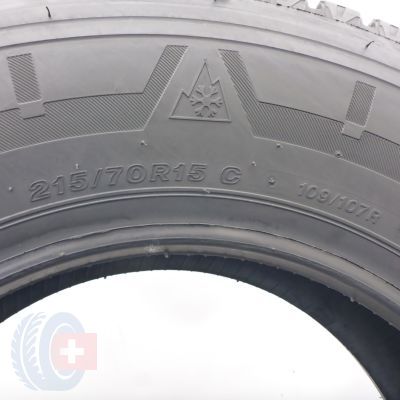 6. Opona 215/70 R15C 1x BRIDGESTONE 109/107R Blizzak W810 Zimowa 2020