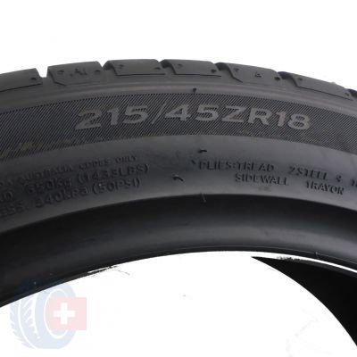 4. 1 x HANKOOK 93Y XL 215/45 ZR18 Ventus S1 EVO 3 Lato 2018