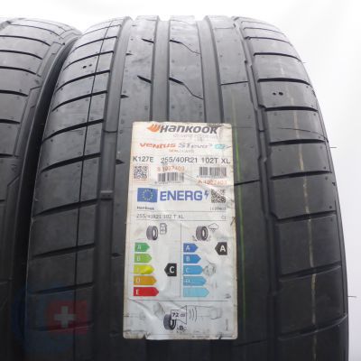 2. Opony 255/40 R21 2x HANKOOK 102T XL Ventus S1 evo3 A0 SEAL Letnie 2021 