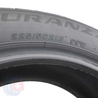 5. 2 x BRIDGESTONE 225/50 R18 99W XL Turanza T001 BMW 2017 Lato 6,7mm Jak Nowe