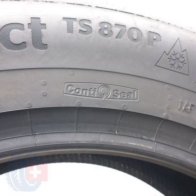 7. Opony 215/65 R17 2x CONTINENTAL 99H WinterContact TS 870 P SEAL  Zimowe 2023/25 8,8-8,2mm