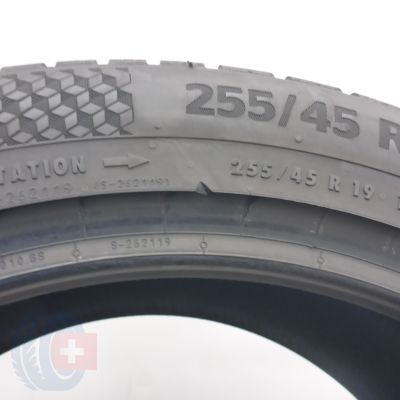9. Opony 255/45 R19 4x CONTINENTAL 104V XL WinterContact TS 870 P Zimowe 2024 8-7,5mm