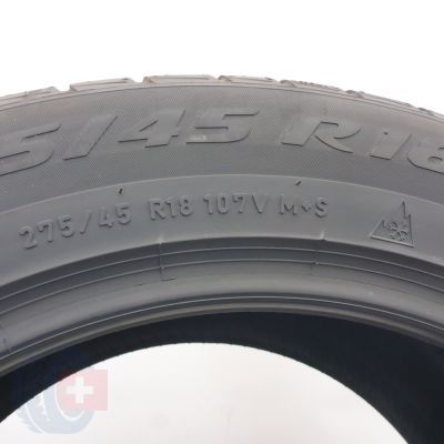 7. Opony 275/45 R18 2x PIRELLI 107V XL Winter Sottozero 3 MGT Zimowe 2021