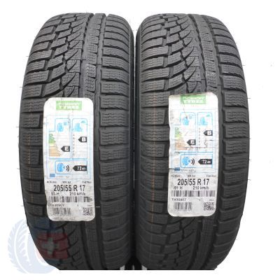 3. Opony 205/55 R17 4x NOKIAN 91H WR A4 Run Flat Zimowe 2018 Nieużywane