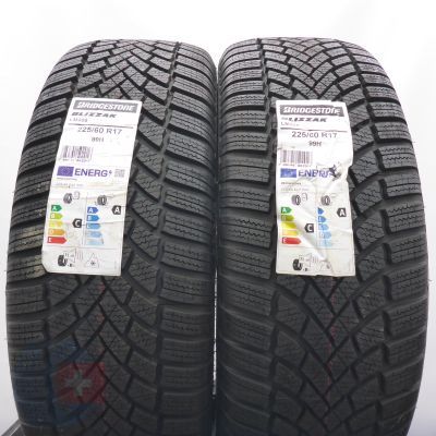 2. Opony 225/60 R17 2x BRIDGESTONE 99H Blizzak LM005 Zimowe 2023 