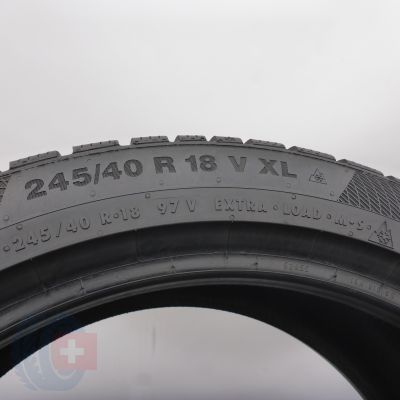 5. Opony 245/40 R18 2x CONTINENTAL 97V XL WinterContact TS850P Zimowe 2018 6,8-7mm