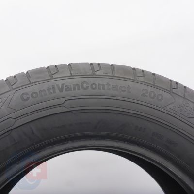 5. Opony 235/65 R16C 2x CONTINENTAL 121/119R ContiVan Contact 200 Letnie 2020 2018/19 8-7,8mm