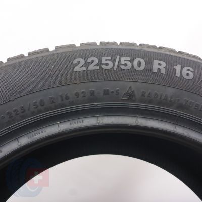 5. Opony 225/50 R16 2x CONTINENTAL 92H ContiWinterContact TS 830 P Zimowe 2022 
