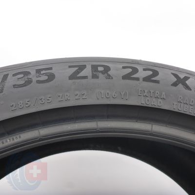 4. Opony 285/35 R22 2x CONTINENTAL 106Y XL SportContact 7 Letnie 2024 5,2-5,5mm