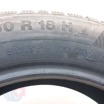 8. Opony 215/60 R18 2x CONTINENTAL 98H WinterContact TS 850 P RFT M0E SUV Zimowe 2024 