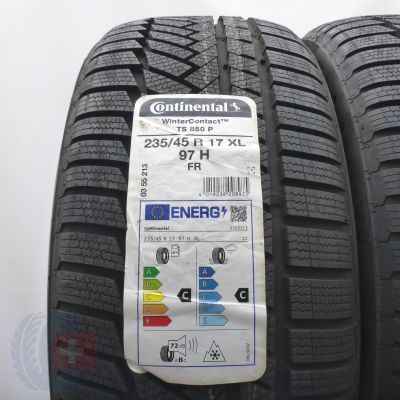 2. Opony 235/45 R17 2x CONTINENTAL 97H XL WinterContact TS 850 P Zimowe 2021 
