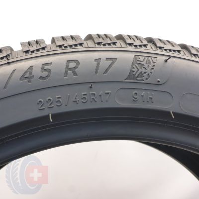 6. Opony 225/45 R17 2x MICHELIN 91H Alpin 6 Zimowe 2022 8mm