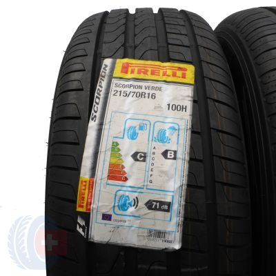 2. Opony 215/70 R16 2x PIRELLI 100H Scorpion Verde Letnie 2018 Jak Nowe Nieużywane