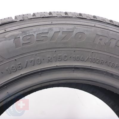 7. Opony 195/70 R15C 4x PIRELLI 104/102R Carrier Winter Zimowe 2020 