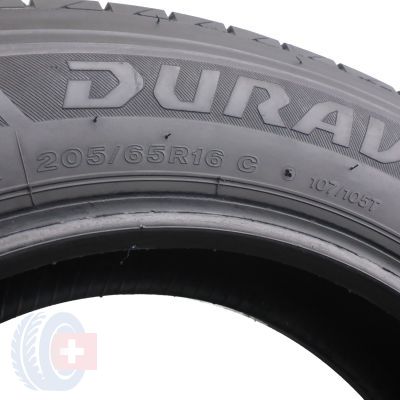6. 4 x BRIDGESTONE 205/65 R16C 107/105T Duravis R660 Lato 2016 7,5 ; 8mm