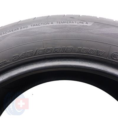 6. Opony 245/50 R18 4x YOKOHAMA 100W Advan Sport V105 MO Letnie 2017 6,5-7,2mm