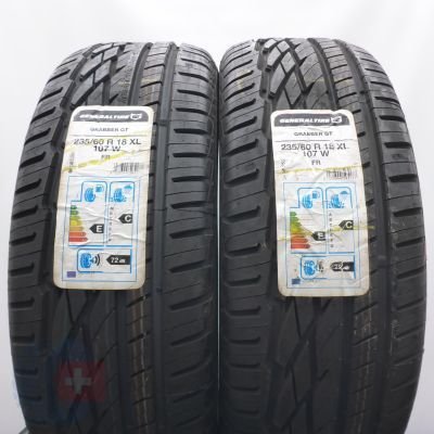 4. Opony 235/60 R18 4x GENERAL 107W XL Grabber GT M+S Letnie 2018