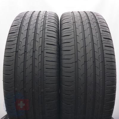 4. Opony 215/60 R16 4x CONTINENTAL 95V EcoContact 6 Letnie 2022 6-6,2mm