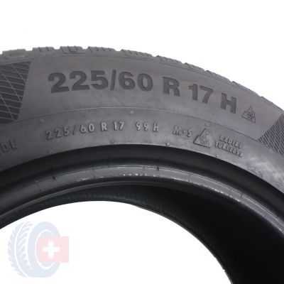 4. 2 x CONTINENTAL 225/60 R17 99H WinterContact TS850P SUV Zima 2015 6mm